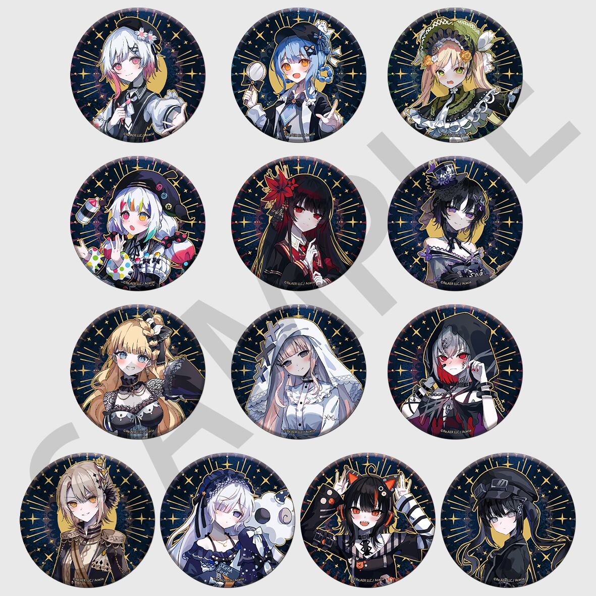 グリッター缶バッジ（BOX）（全13種セット） | Acacia公式オンライン