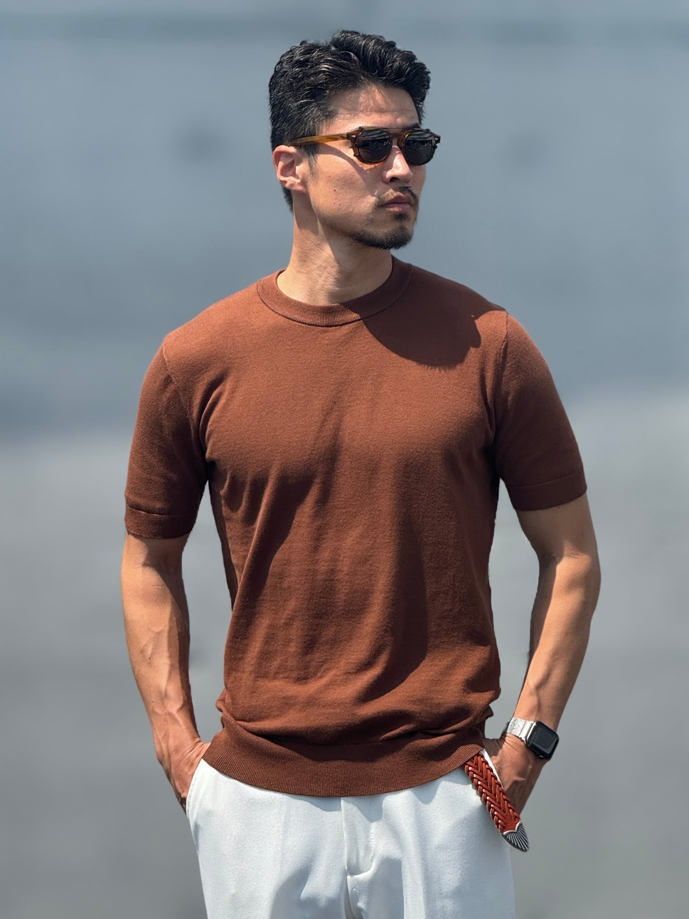 サマーニットTシャツ | Wide Range
