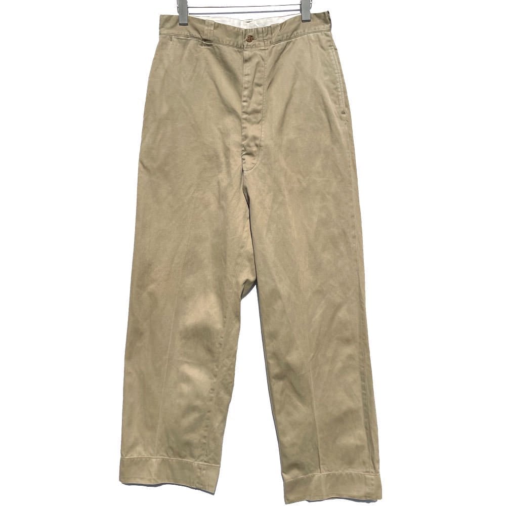 US ARMY] Military Chino Trousers [1950s-] Vintage Chino Trousers W