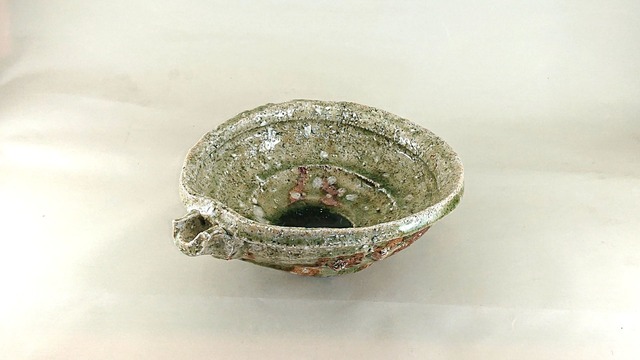 灰釉片口鉢（大）　村越琢磨