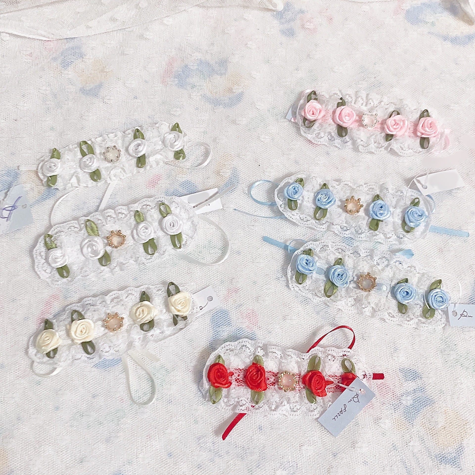 ぬい用:薔薇と王冠付きヘッドドレス | RuFRILL