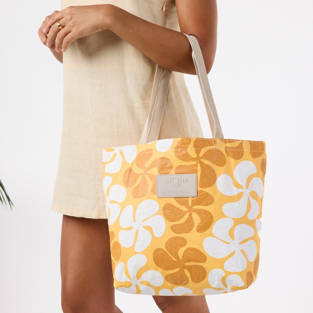 Funky Plumeria Reversible Tote / ALOHA Collection アロハコレクション
