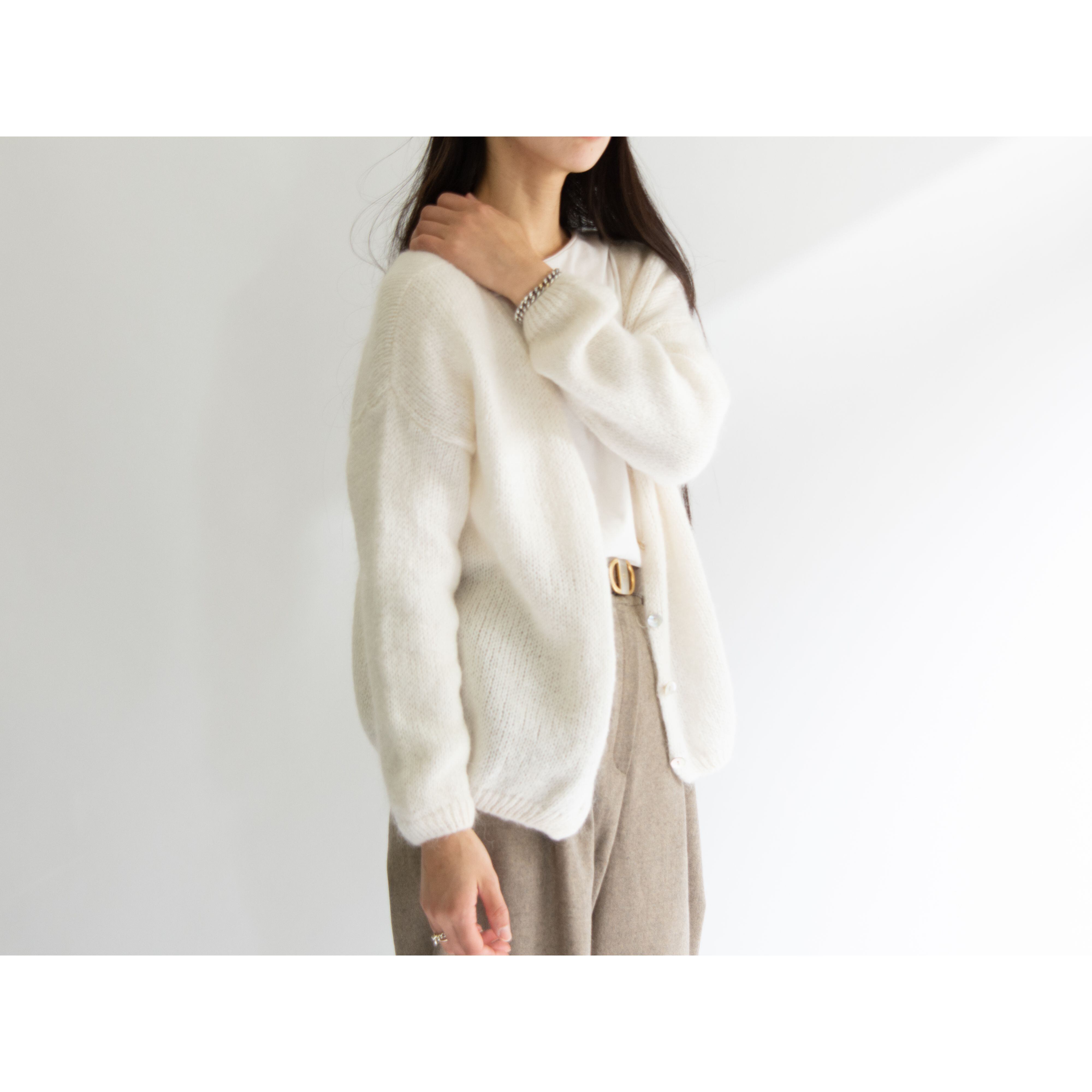 Unknown BrandMade in Italy Mohair Polyamide Acrylic Knit