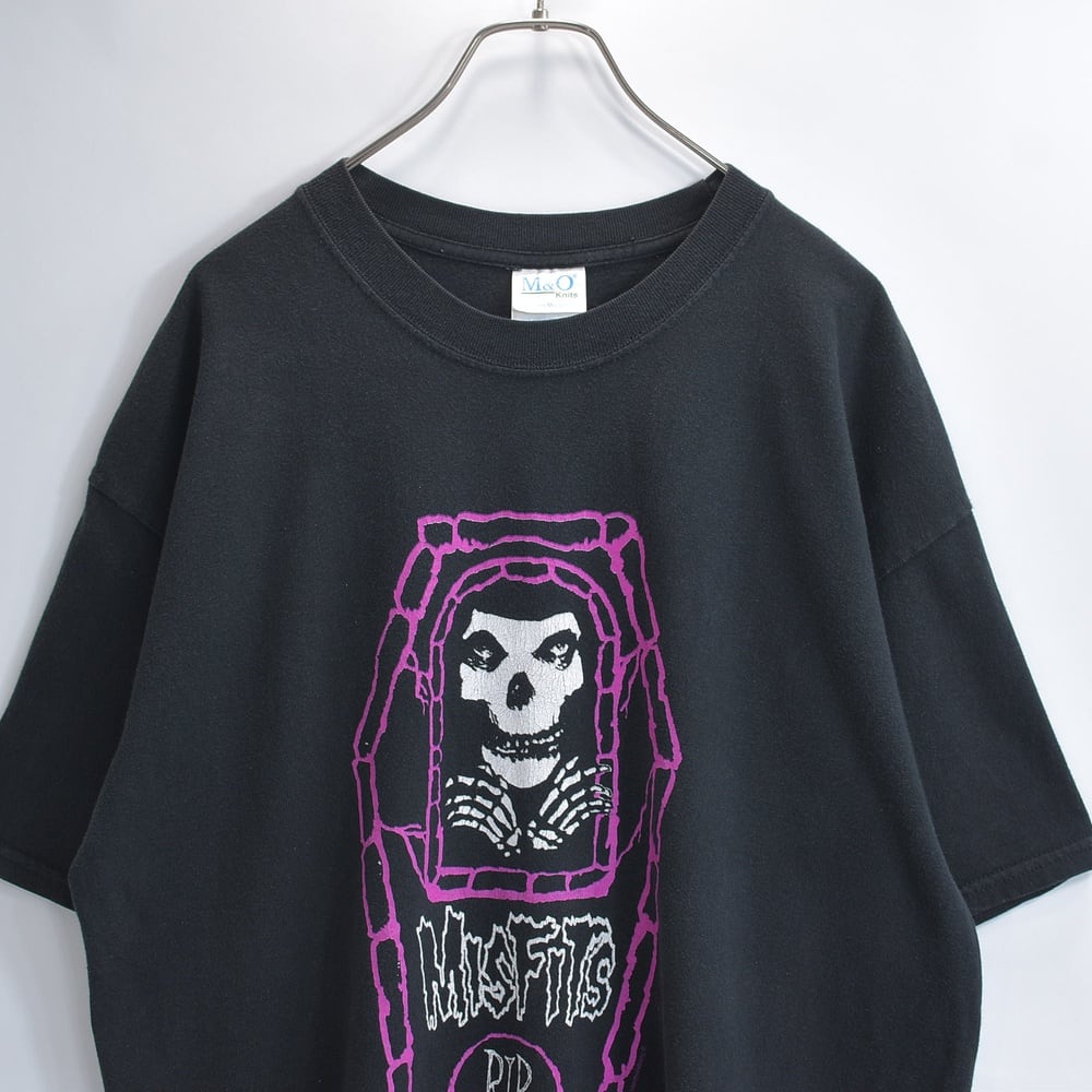 【希少レア】 00s Misfits ミスフィッツ パンツ Y2K アメカジ 00s MISFITS ミスフィッツ 棺桶 スカル RIP 138 ホラーパンクバンドT
