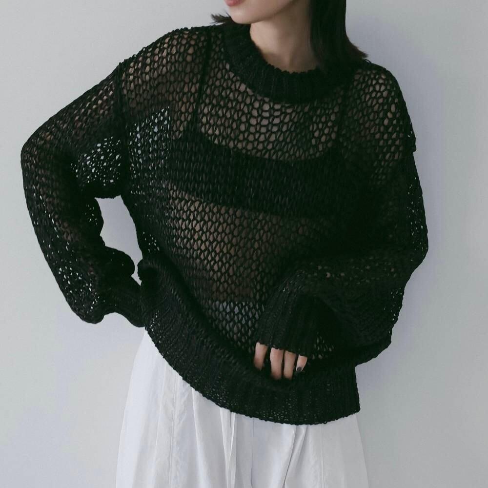 anuke 】Tapeyarn Loose Knit | valance 福井｜レディース セレクト