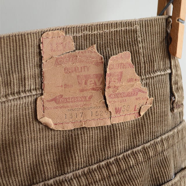 USA製リーバイス 517 コーデュロイパンツ ブラウン TALON42 W30L38