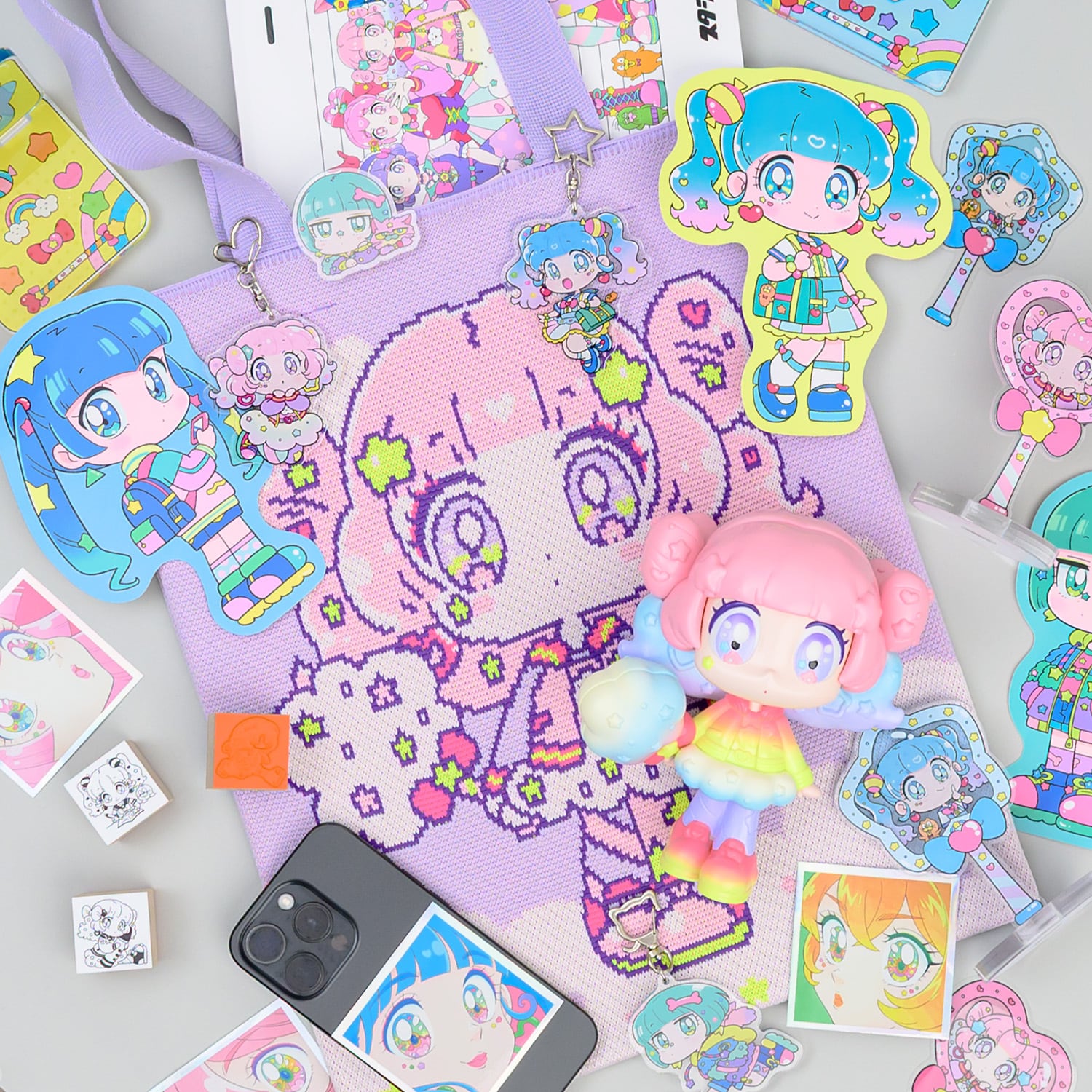 mog ニットトートバッグA（ふわちゃん） | TOKYO PiXEL. shop & gallery