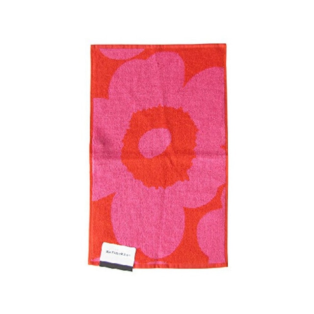 マリメッコ（marimekko）ウニッコ　ゲストタオル　30×50cm　レッド/ピンク【キッチン雑貨/Brounie１】