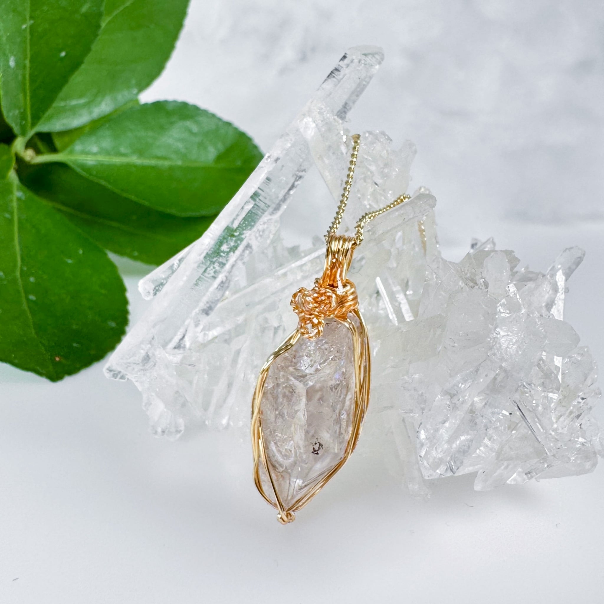 高千穂水晶ネックレス | sunday shop〜宮崎水晶アクセサリー〜