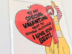 【 McDonald (マクドナルド) 】Ronald McDonald(ドナルド・マクドナルド) POST CARD ポストカード〚アメリカン雑貨 アメトイ〛