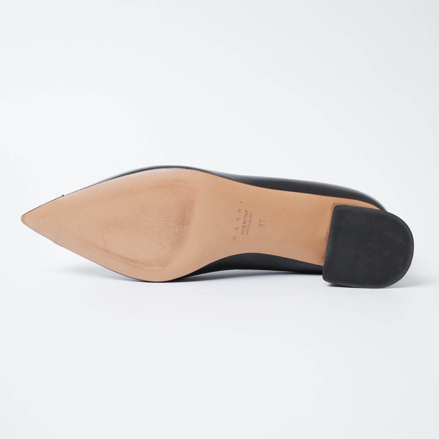 [NEW] MARNI	BICOLOR POINTED TOE PUMPS　PUMS001304
