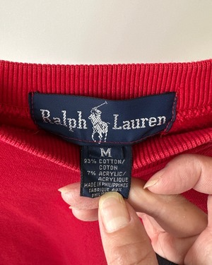 -Ralph Lauren- Vintage 90s M Crew Neck Sweat