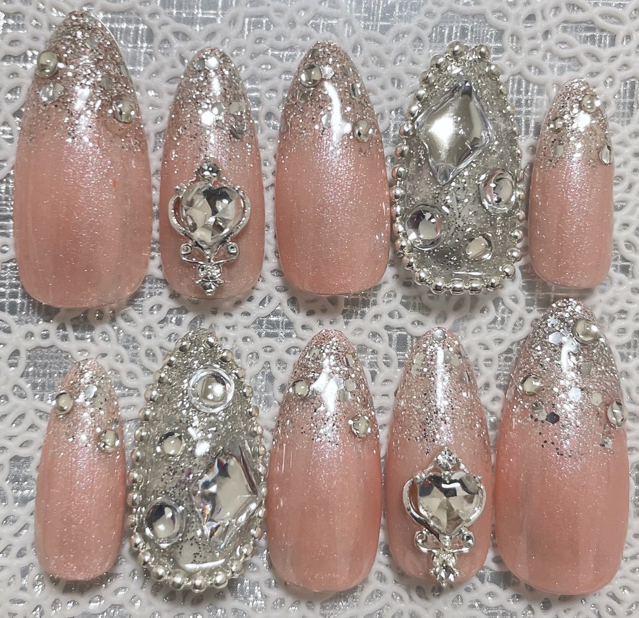 量産型 地雷系 韓国 ネイルチップ #019 | DiamondNail