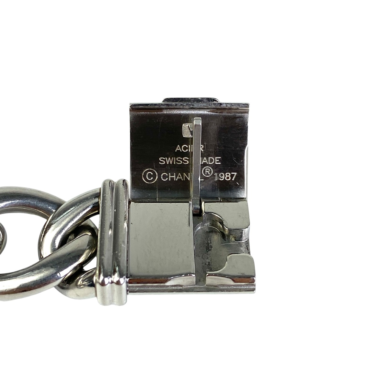 【最終処分SALE】CHANEL シャネル  プルミエールM H0452 VS77110 メンズ腕時計 シルバー A-7553