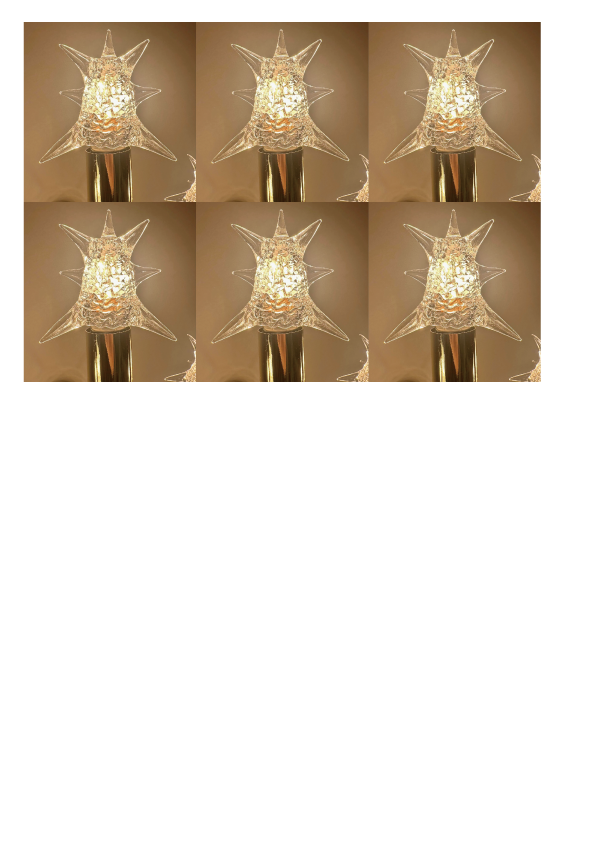 世界初！LED Starlight Bulb スターライトバルブ 2W （6個入り） A