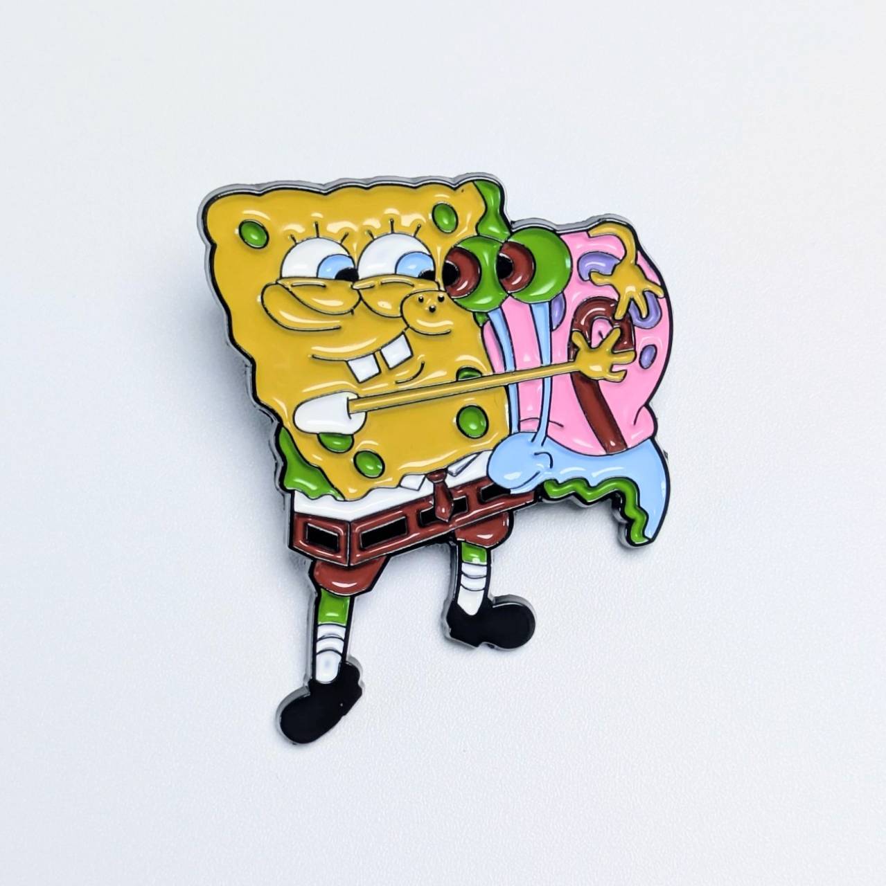 送料無料！ ★ピンズ PINS★ピンバッジ 【 SpongeBob SquarePants（スポンジボブ）】ボブとゲイリー〚アメリカン雑貨 アメトイ〛