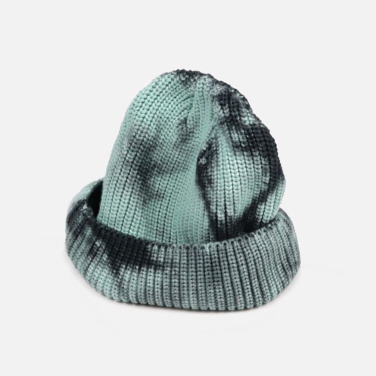★TIE-DYE WOOL KNIT HAT　　25188