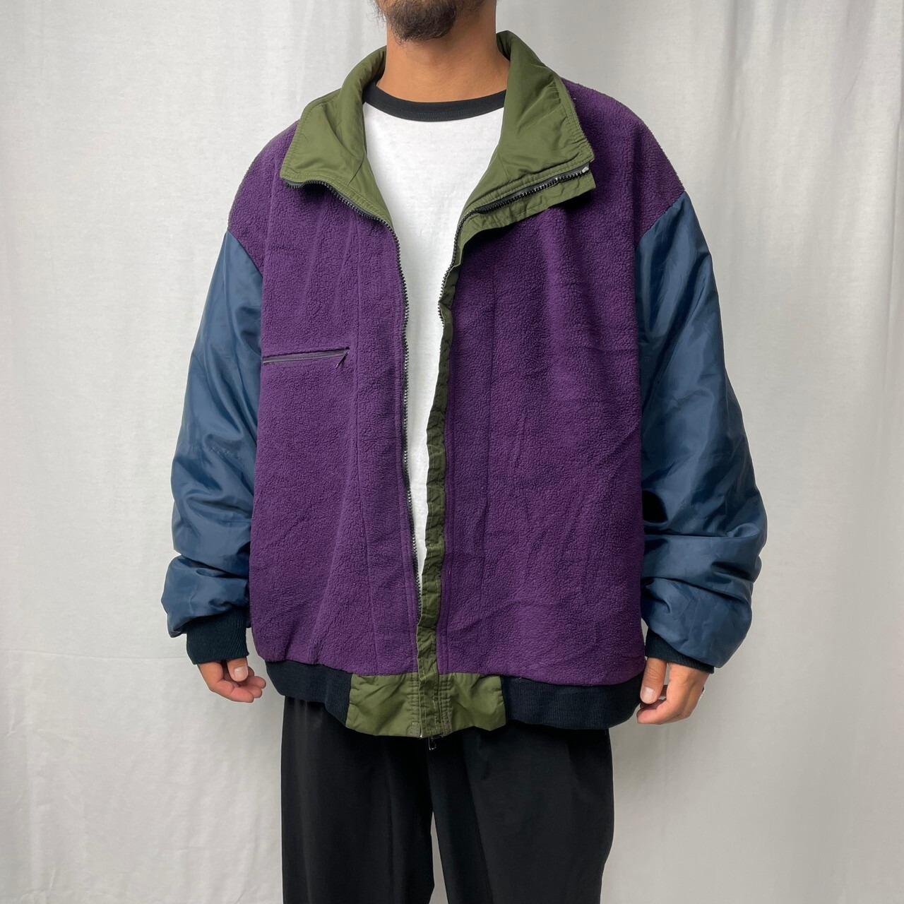 80年代 L.L.Bean エルエルビーン カタディンロゴ WARM-UP JACKET 