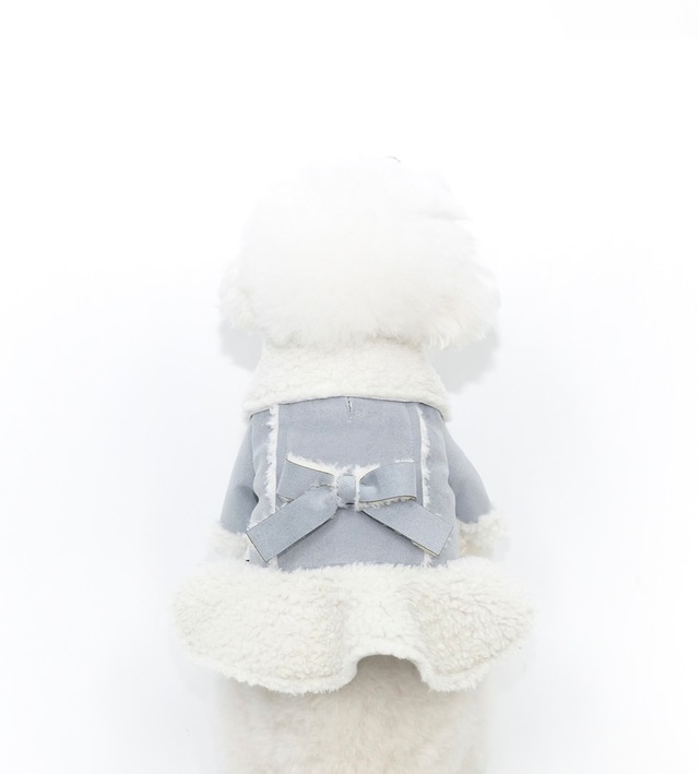 こっそりとペアコーデが出来るテディアウター - (BLUE)