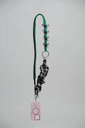 3way tartan strap Green