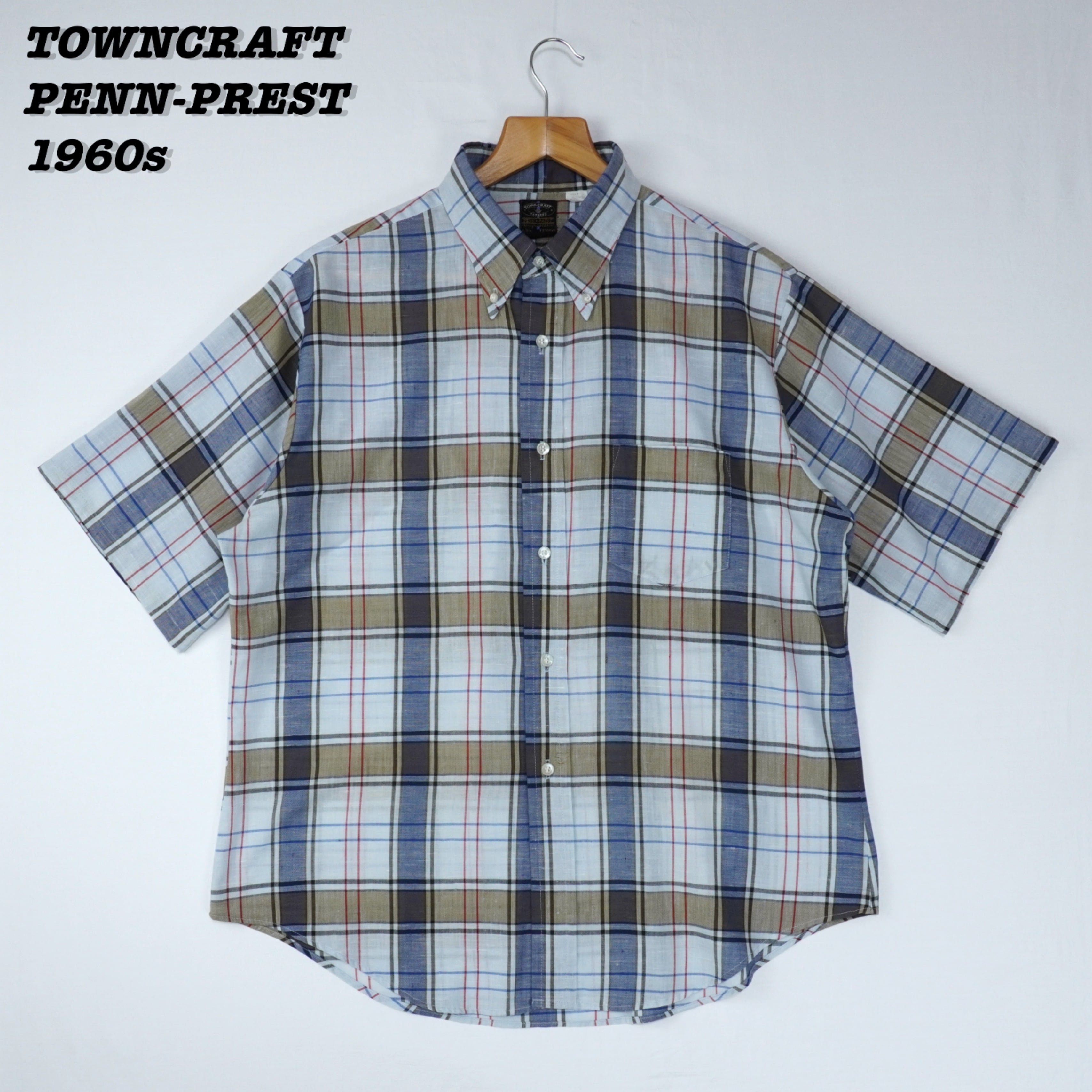 TOWNCRAFT PENN-PREST Shirts L SHIRT23119
