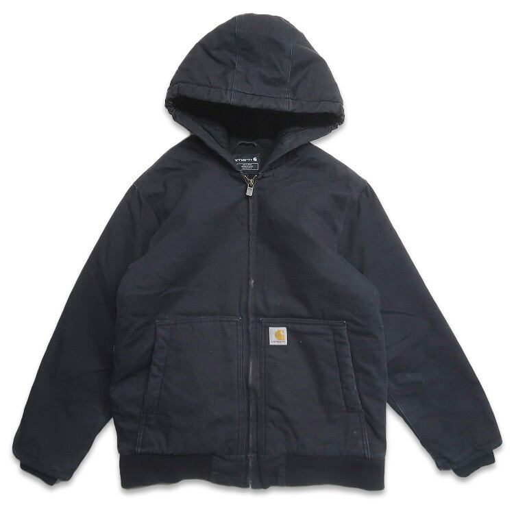 古着 カーハート Carhartt ダック アクティブジャケット ジップアップ
