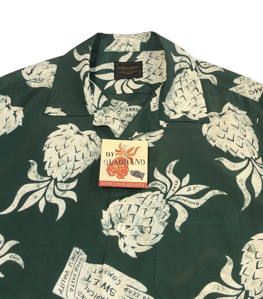 BY GLAD HAND】バイグラッドハンド PINEAPPLE HAND - S/S SHIRTS