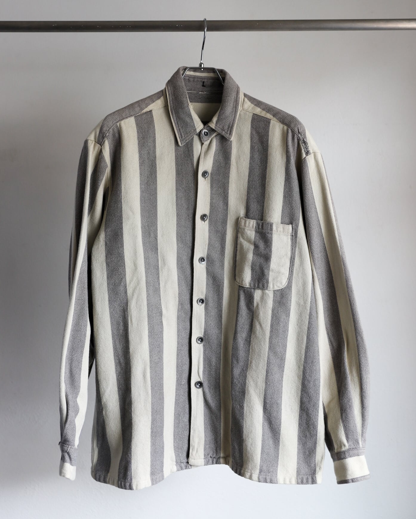 SUBLATIONS プリズナージャケット サイズ0 グレー HEAVY WOOL NO COLLAR PRISONER JACKET .12【SLATE GREY】 – SUBLATIONS