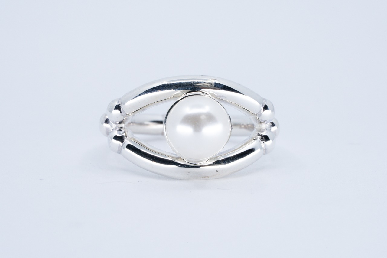 R-106 Breastplate Ring (Eye of Truth Pearl) パール
