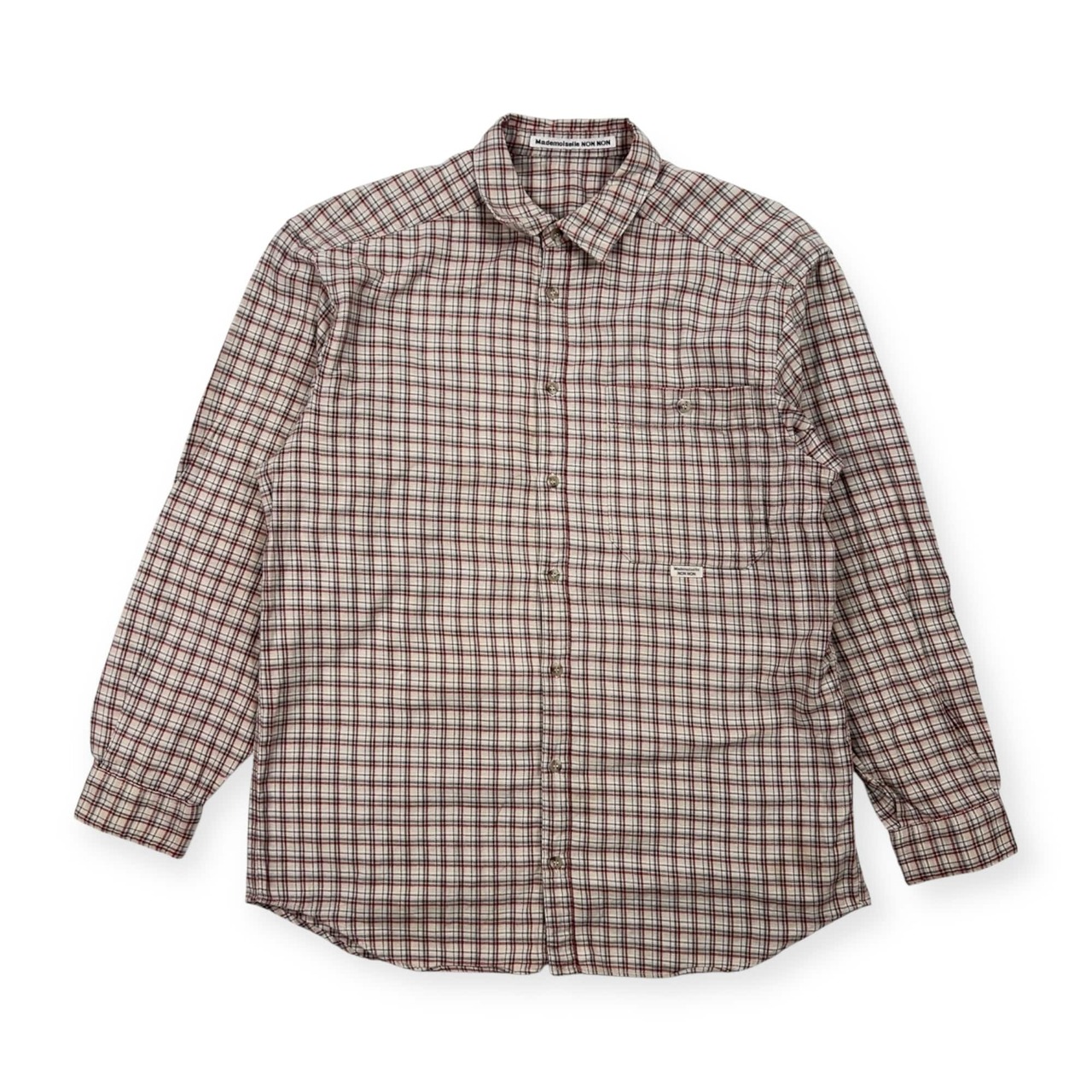 Mademoiselle NON NON マドモアゼルノンノン チェック 長袖シャツ/マルチ レディース