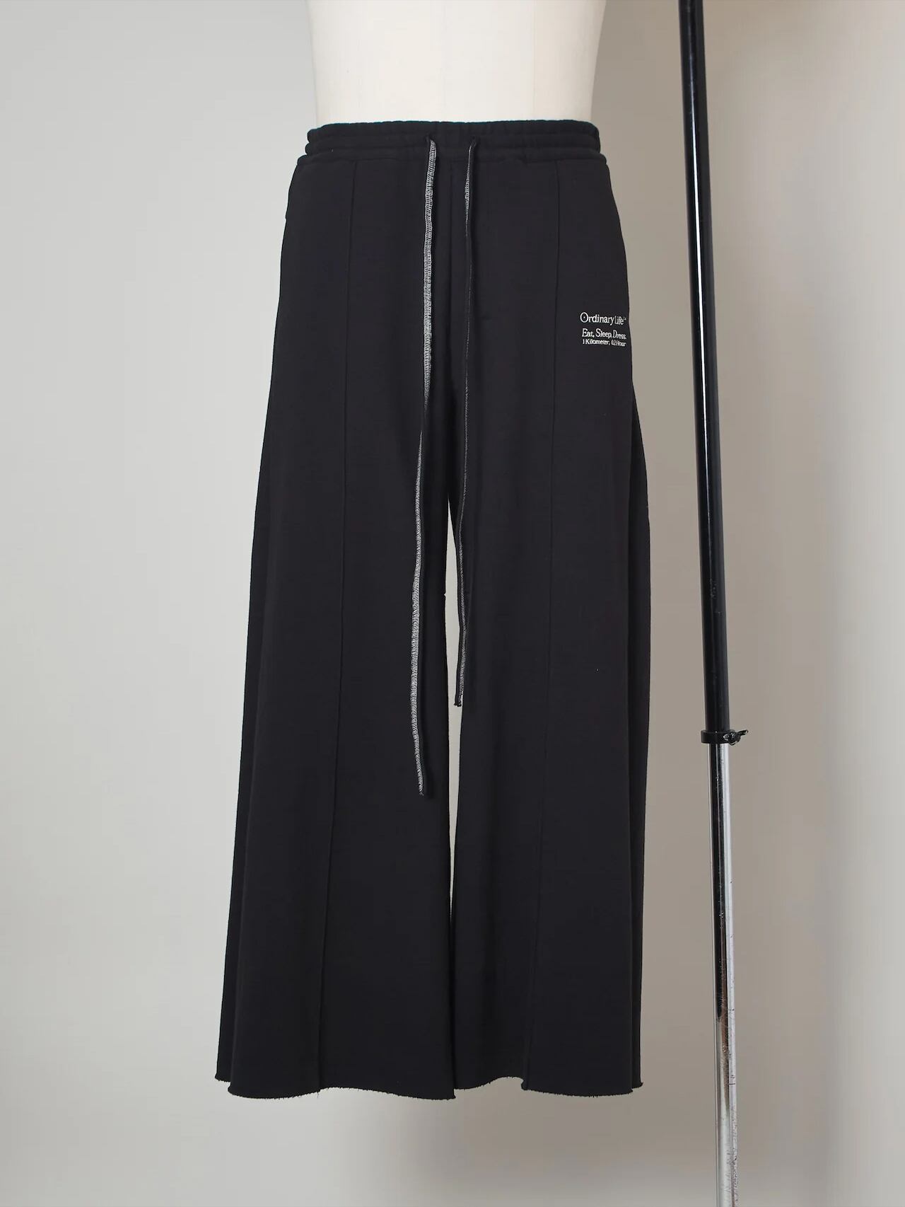 SHINYAKOZUKA | 25SS ORDINARY HOME PANTALON (COLOURLESS BLACK 
