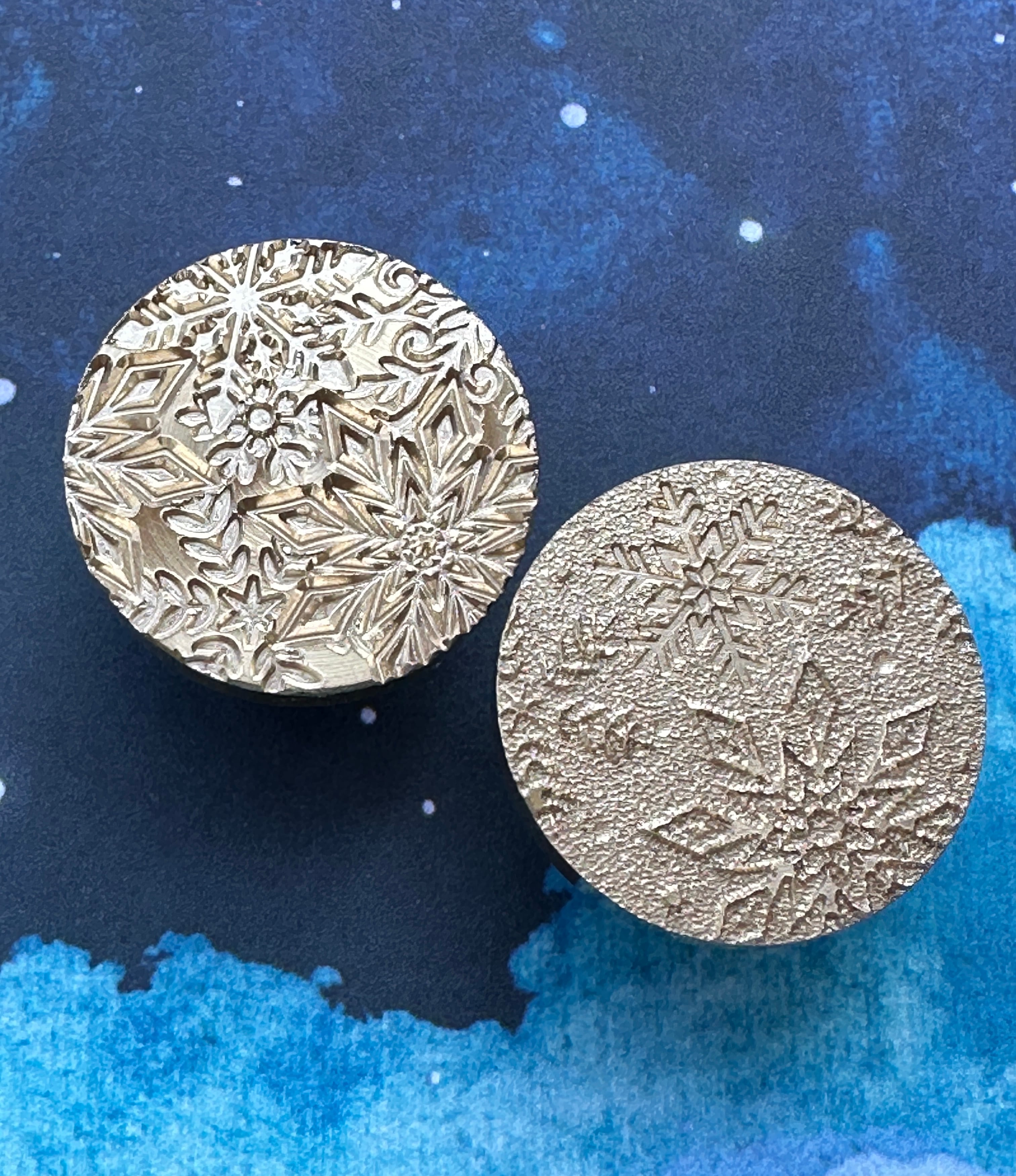 スタンプ(雪の結晶2)