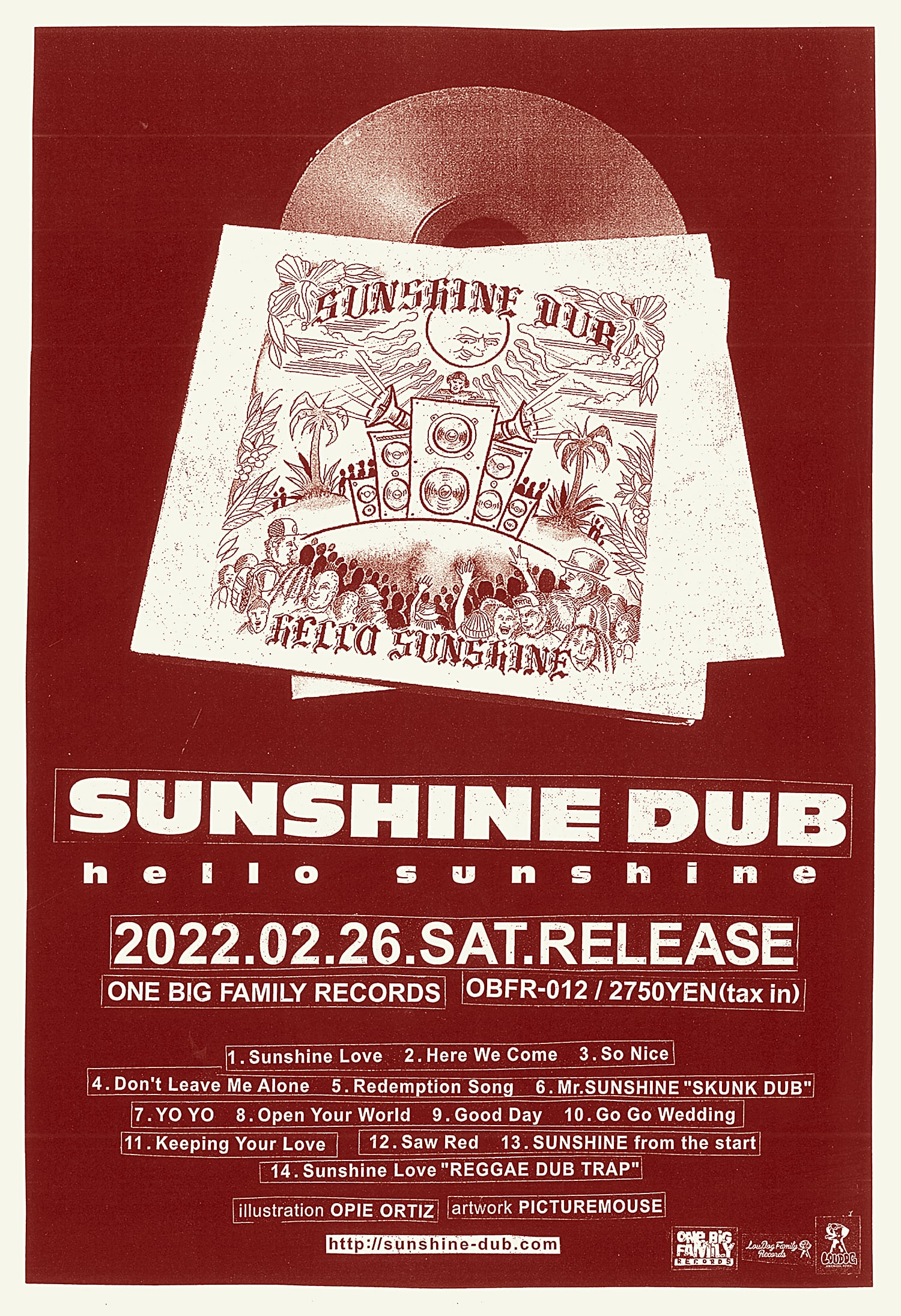 SUNSHINE DUB / hellow sunshine (CD) | PICTURE MOUSE