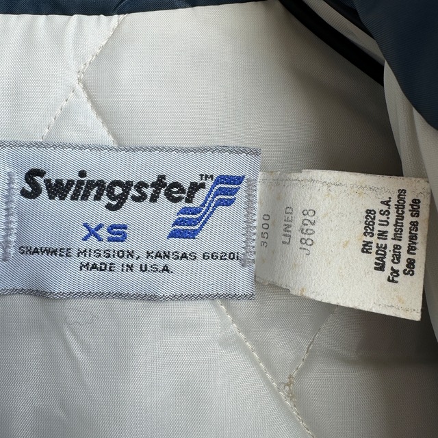Suzuki スズキ ナイロンジャケット 80s Swingster 企業物 USA製 デッドストック XS 画像7