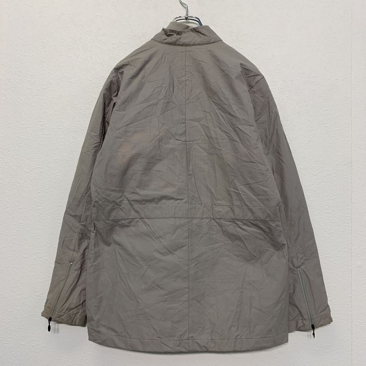 adidas originals ナイロン 中綿ジャケット L位 グレー アディダス