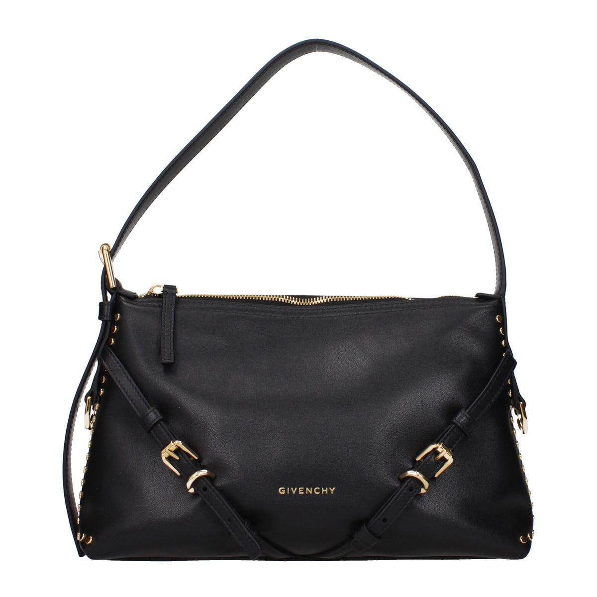 GIVENCHY ジバンシィ レディース ショルダーバッグ レザー ブラック