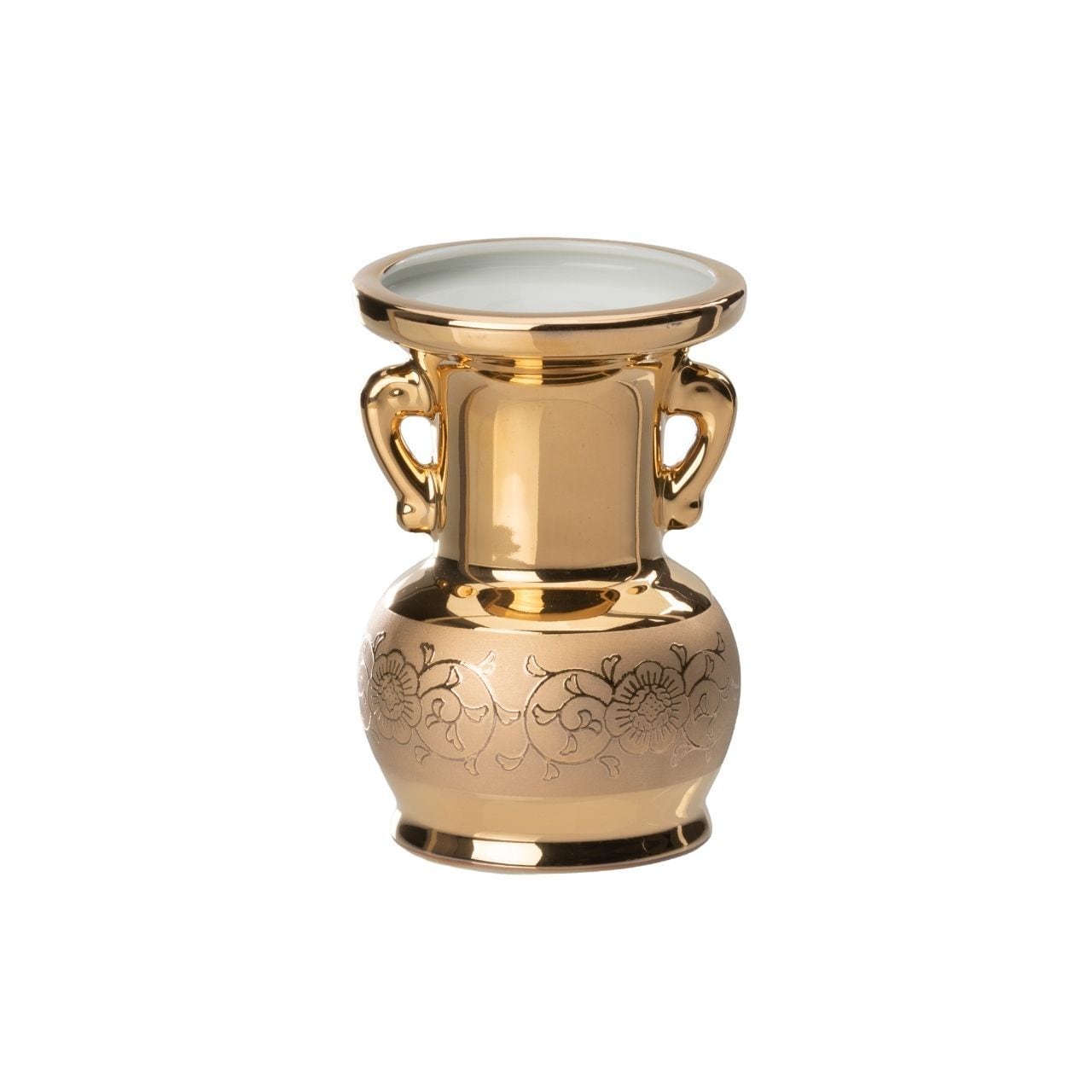 コンパクト仏壇に最適！】金唐草仏具 3.5玉仏花（花瓶 / 仏花瓶）日本