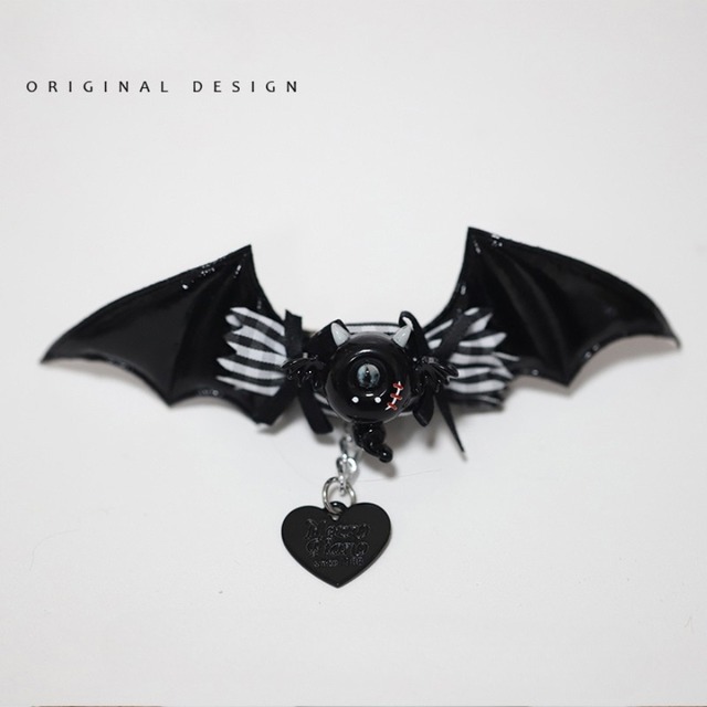 コスプレ ヘアクリップ 1個 ヘアアクセサリー コウモリ パンプキン イベント パーティ