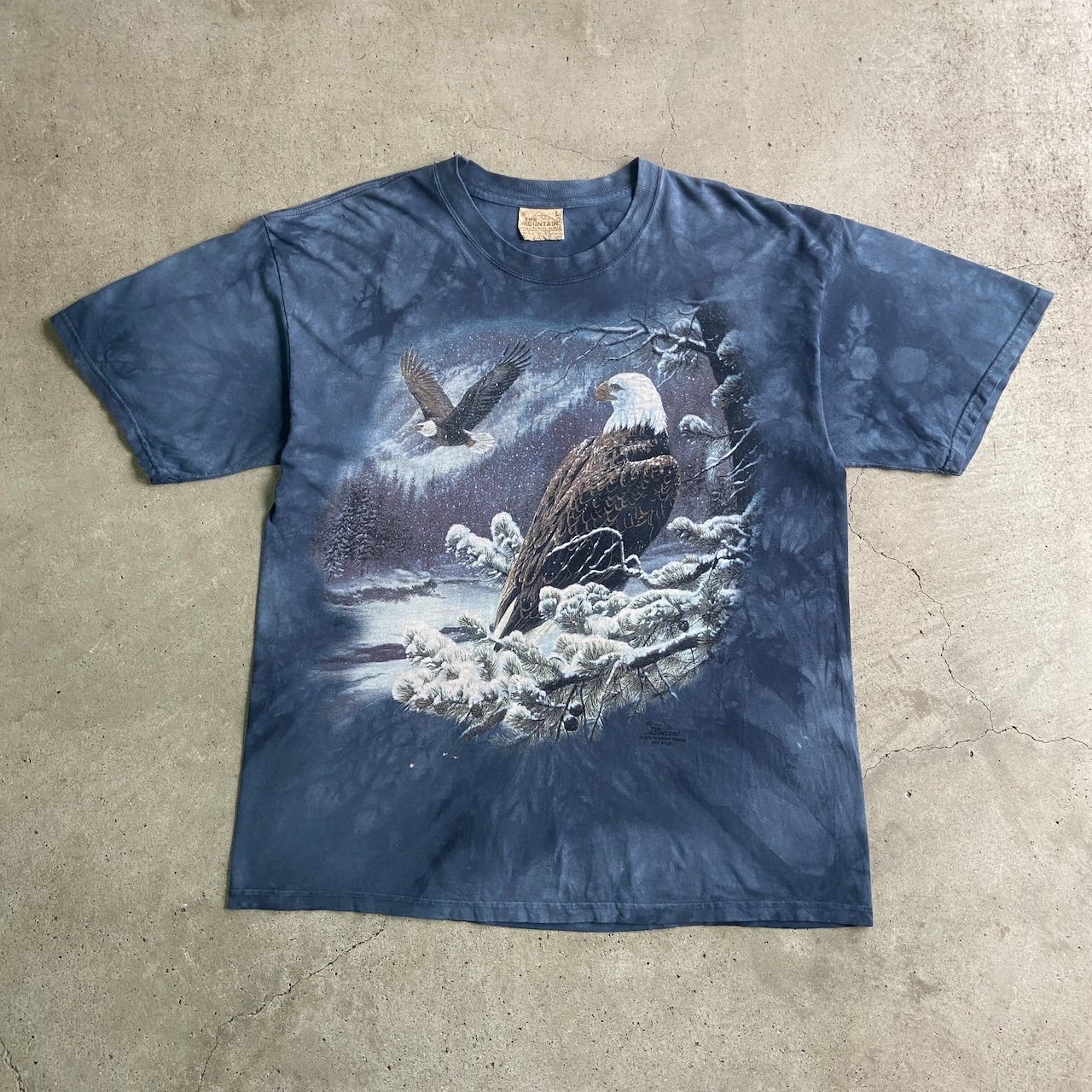 90年代 THE MOUNTAIN イーグル 鷲 アニマルプリントTシャツ メンズL 