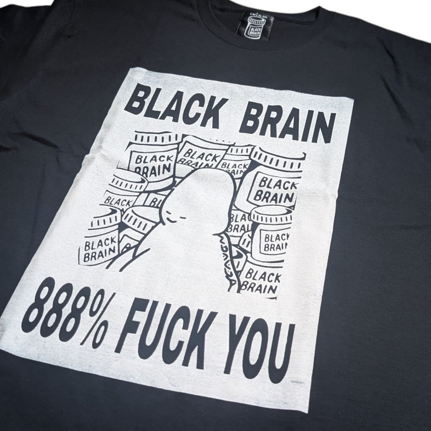 BLACK BRAIN 888% FUXK YOU SS Tee | BLACK BRAIN