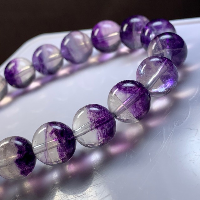 A52.バイカラー☆パープルフローライト