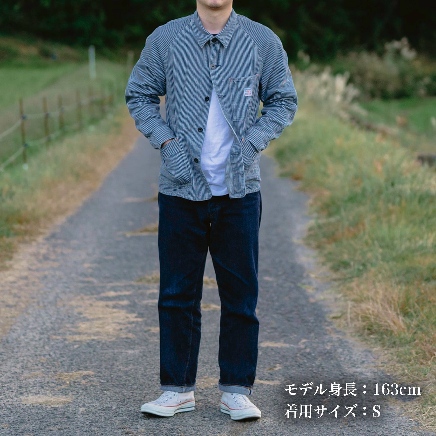 No.11 canvas coverall【11号帆布 カバーオール】 color ECRU/OLIVE