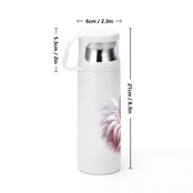 Sublimation Vacuum Bottle with Cup Real 4275