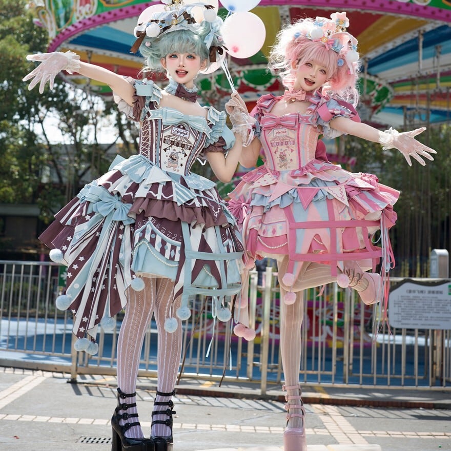 予約商品 マジカル プリンセス ドレス フルセット ドレス チョーカー リボン アイドル衣装 ライブ ステージ衣装 コンカフェ イベント衣装