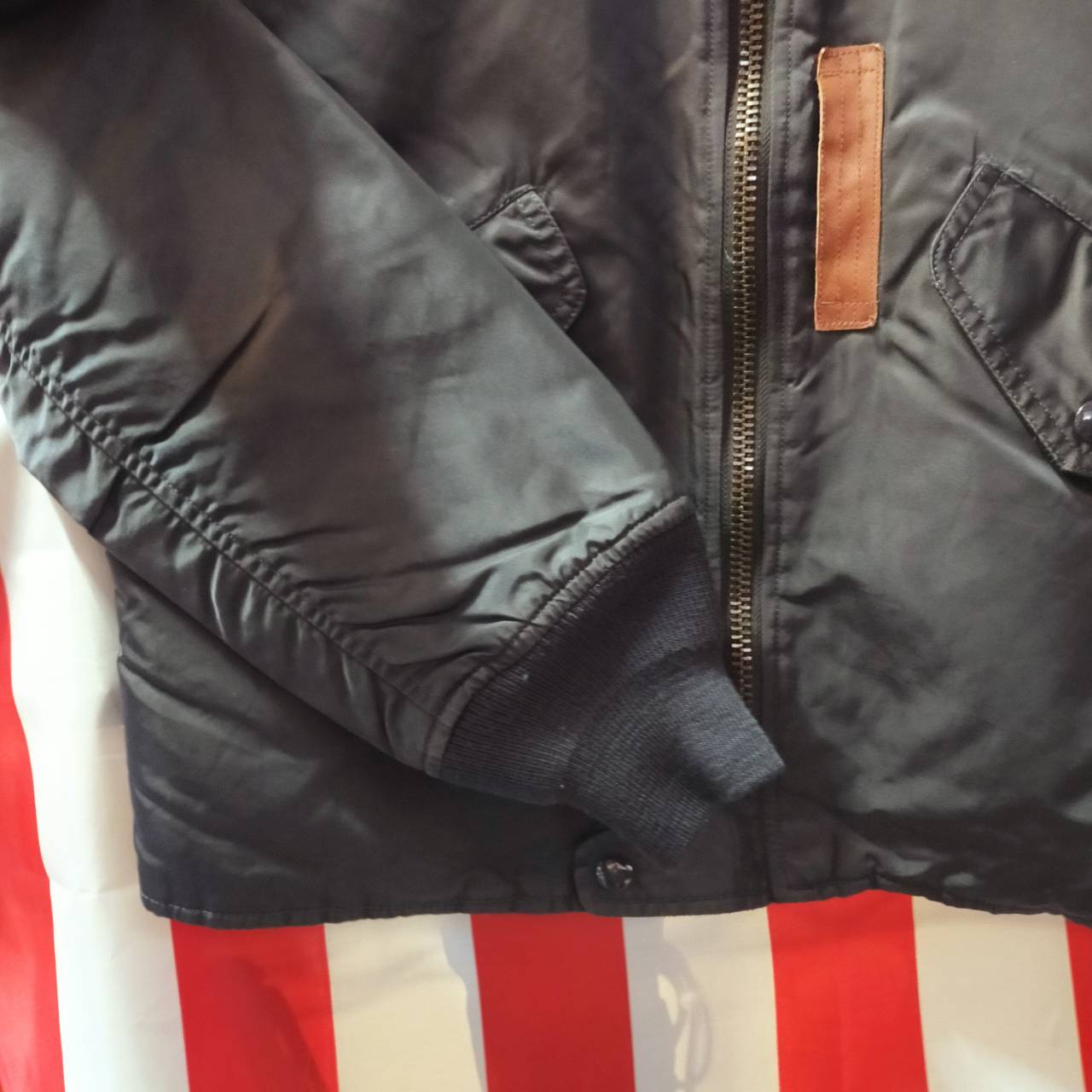 Salvage サルベージ MA-1 M サイズ フライト ジャケット ALPHA