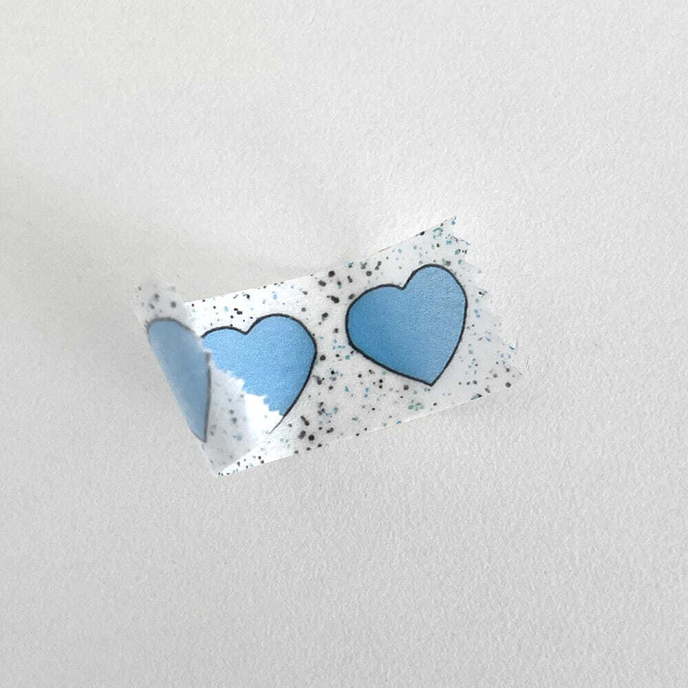 テープ・マスキングテープ [Kind YumYum Store] Check Heart Sticler 71d5dc06ada1e000f34b6c25cd1bae