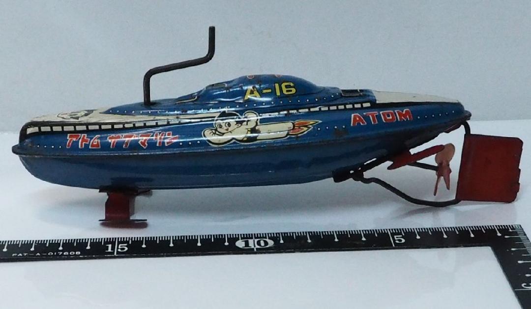 萬代屋【鉄腕アトム サブマリン A-16 フリクション】ブリキ TIN 【箱無】 萬代屋【鉄腕アトム サブマリン A-16 フリクション】ブリキ TIN 【箱無】