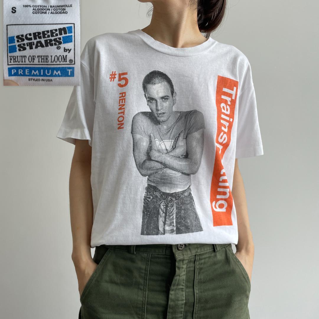 新品 ビッグプリント トレインスポッティング ユアンマクレガー 映画 Tシャツ