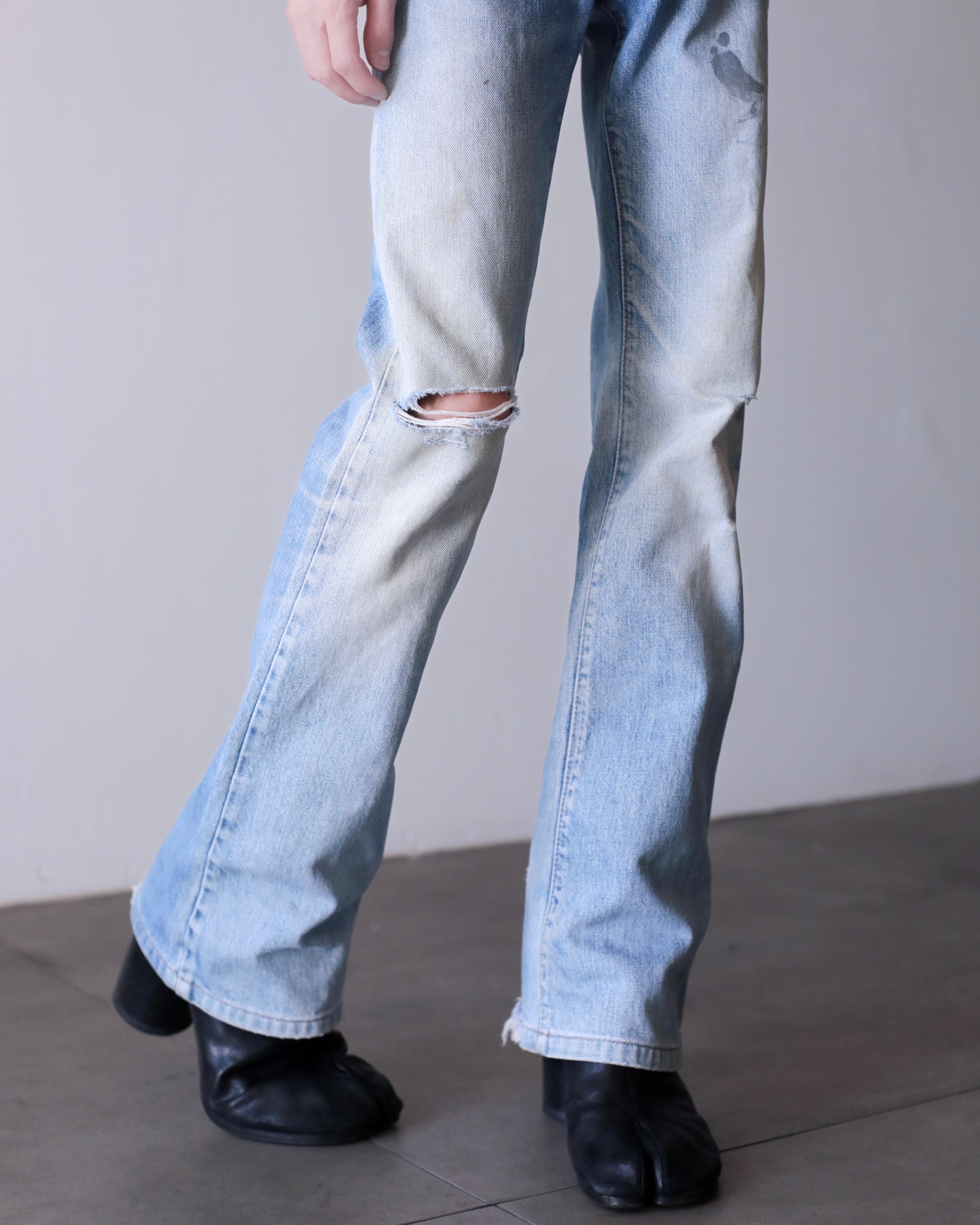 1970s Levi's 517 good fade flare denim pants | oo vintage