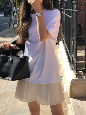 [OUNCE] layered boxy tee (即納)